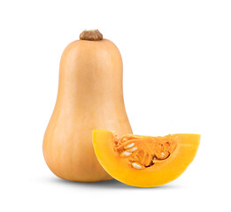 butternut squash isolated on transparent png