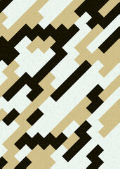 Abstract Geometric Pattern generative computational art illustration