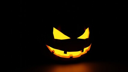 Pumpkins for Halloween. 3d render