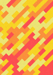 Abstract Geometric Pattern generative computational art illustration