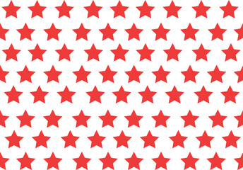 Fototapeta na wymiar Popular Abstract Red Star Pattern Background Vector Print on the wall or the tablecloth and handkerchief.