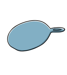 Illustration of a kitchen wood planche 