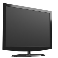 3d rendering illustration of a flat wide tv