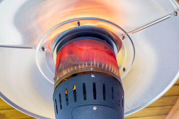 Chauffage de terrasse au gaz