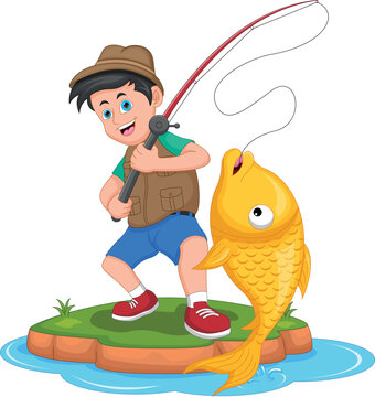 Fishing Pole Cartoon Images – Browse 8,427 Stock Photos, Vectors