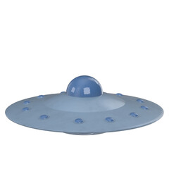 3d rendering illustration of a flying saucer
