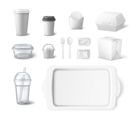 Takeout Fastfood Packages Set