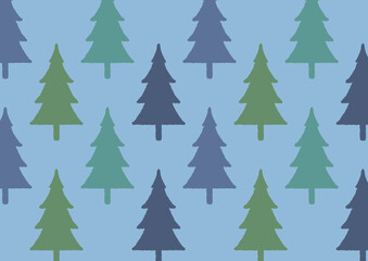 CHRISTMAS background digitally drawn illustration