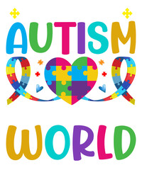 Autism t shirt design