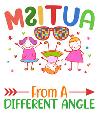 Obraz premium Autism t shirt design