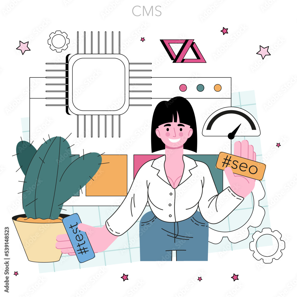 Poster website programming. content management system. creation and modification