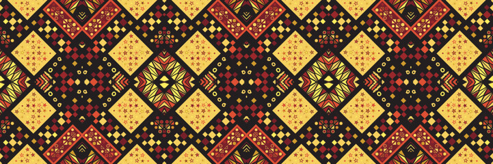 seamless ethnic pattern design.Geometric ethnic oriental ikat pattern traditional Design.ethnic oriental pattern,fabric,embroidery.Mexican pattern.merican pattern.latin african.indian fabric.Mexican