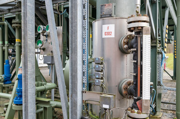 Gasspeicheranlage zur Gasversorgung der Bevölkerung in der Nähe von Kiel