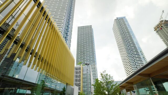 Luxury premium condominiums and high rise apartments in city of Toronto, Canada.