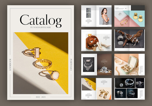 Jewelry Catalog Layout