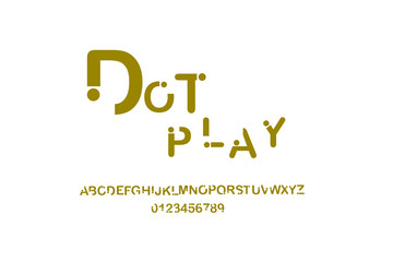 modern alphabet fonts. digital fashion future creative logo, font design,  letters and numbers vector illustration