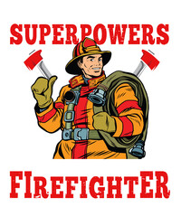 Firefighter t shirt design
