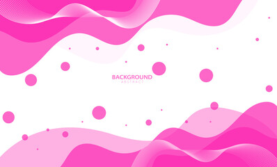 Pink background with bubbles, Pink banner