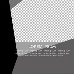 round ball shape background template in gray color