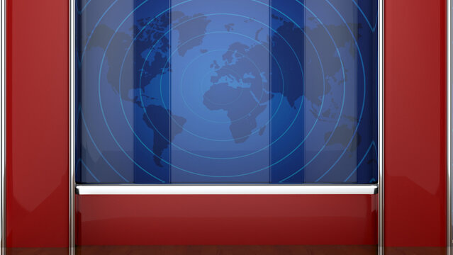 News Virtual Studio Background  | Current Affairs Virtual Set  Background