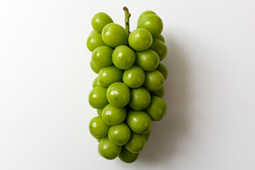 Shine Muscat on a white background