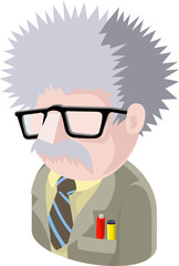 Science Geek Man Avatar People Icon