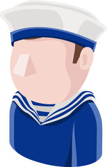 Sailor Man Avatar People Icon