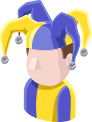 Jester Joker Man Avatar People Icon