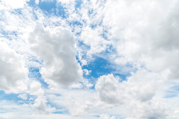 Obraz na płótnie Canvas Sky blue background. Beautiful sky cloud clear