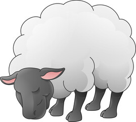 Sheep Animal Cartoon Character