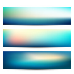 Obraz premium Abstract smooth gradient background banners - eps10