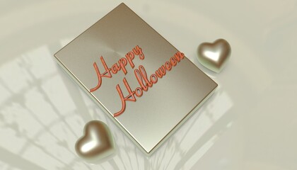 Happy holloween 3d card wishes. Hd shiny
