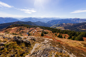 Hochkoening mountain range in Salzburger Land