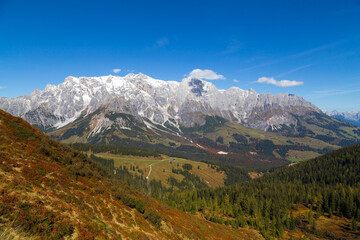 Hochkoening mountain range in Salzburger Land