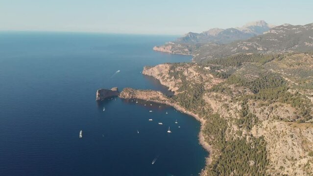 Punta Prima Majorque Espagne vue a&eacute;rienne drone