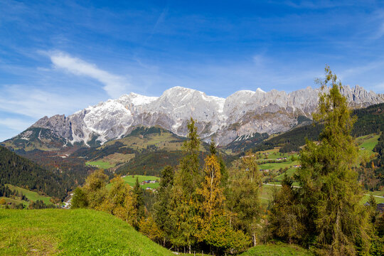Hochkoening mountain range in Salzburger Land