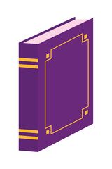 purple book icon