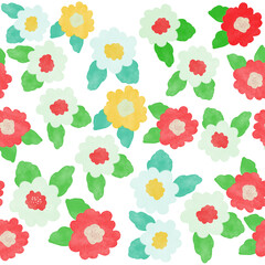 seamless pattern with flowers