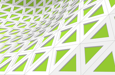 abstract architectural structure 3d background