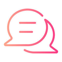 chat gradient icon