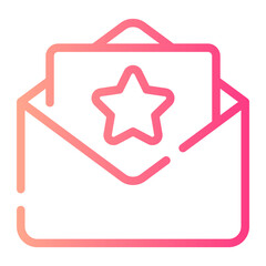 customer review gradient icon