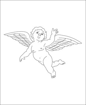 funny angle coloring page for kids