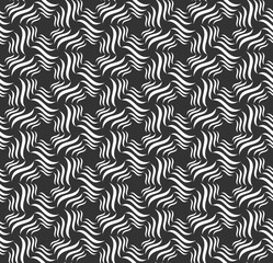 Vector seamless texture. Modern geometric background with abstract stars.