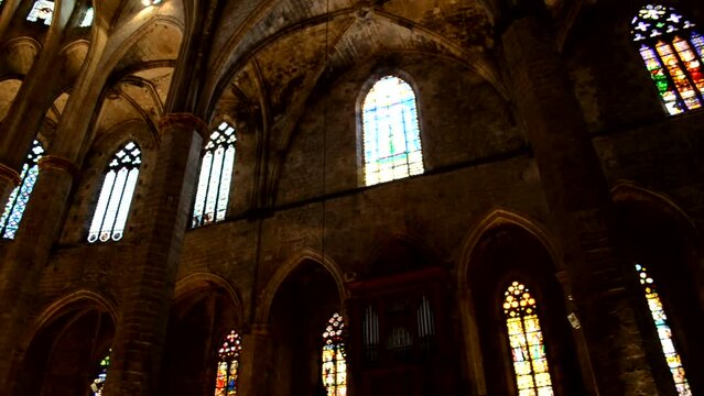 Santa Maria del Mar. Temple, Barcelona.