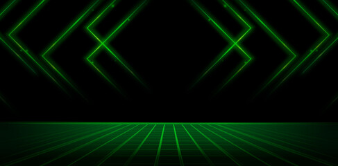 neon green glowing in the dark illustration of abstract background green looping animation for ecommerce signs retail shopping, advertisement business agency, ads campaign marketing, email newsletter