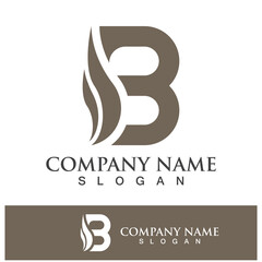 Creative B letter logo design