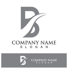 Creative B letter logo design