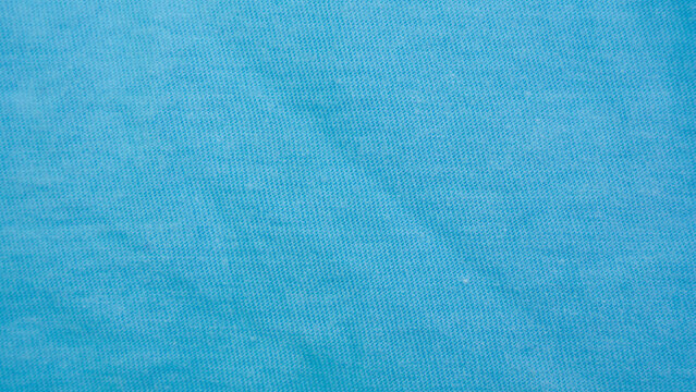 Light Blue Cloth Texture As Background