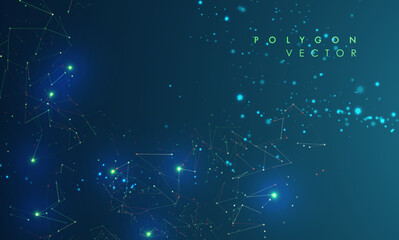 Abstract polygonal space.