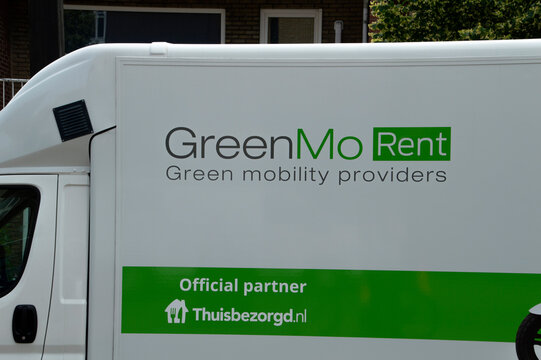 GreenMo Rent Official Partner Of Thuisbezorgd.nl Company Truck At Diemen The Netherlands 2019